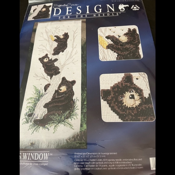 Signature series cross stitch kit Honey bears - Picture 1 of 2